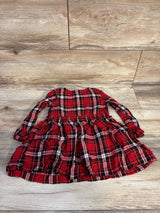 Cat & Jack Plaid Sequence Dress Red sz 2T