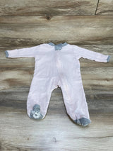 Burt's Bees Baby Organic Striped Sleeper Pink sz 0-3m