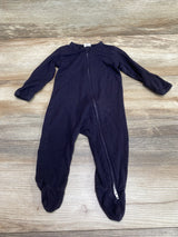 Larkspur Footie Black sz 3-6m