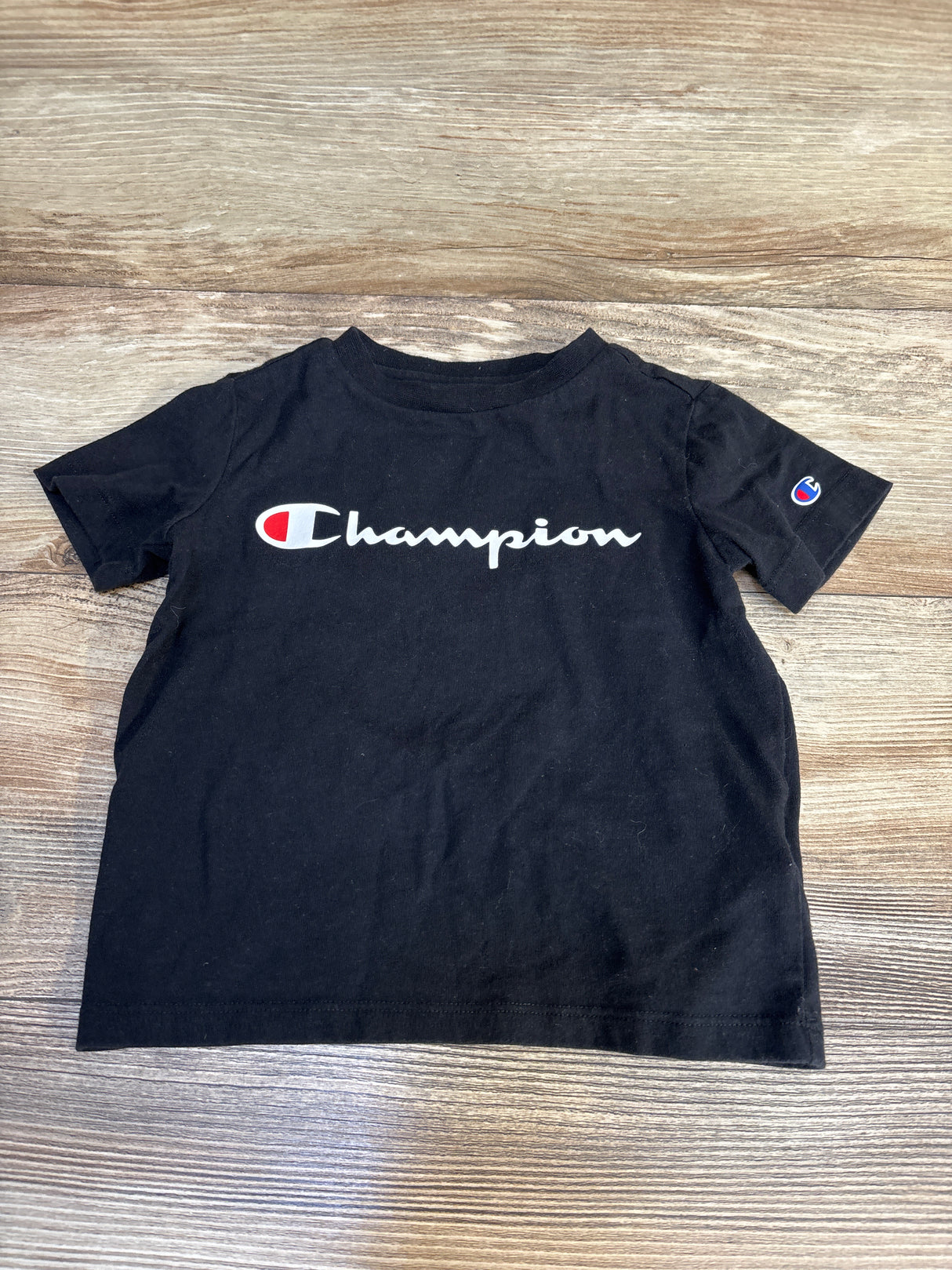 Champion Logo Shirt Black sz 2T