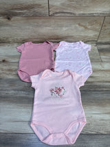 Little & Loved 3pk Bodysuits Pink sz 3-6m
