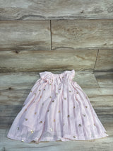 Disney Junior Minnie Mouse Chiffon Pleated Dress Pink sz 2T