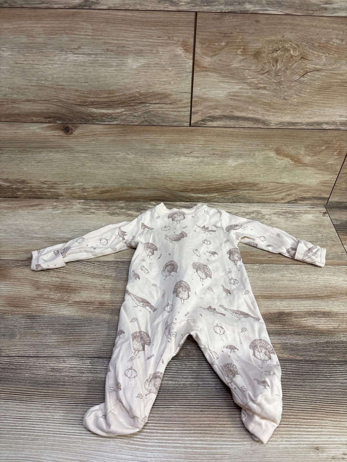 Little Planet Organic Turkey Sleeper Beige sz 3m