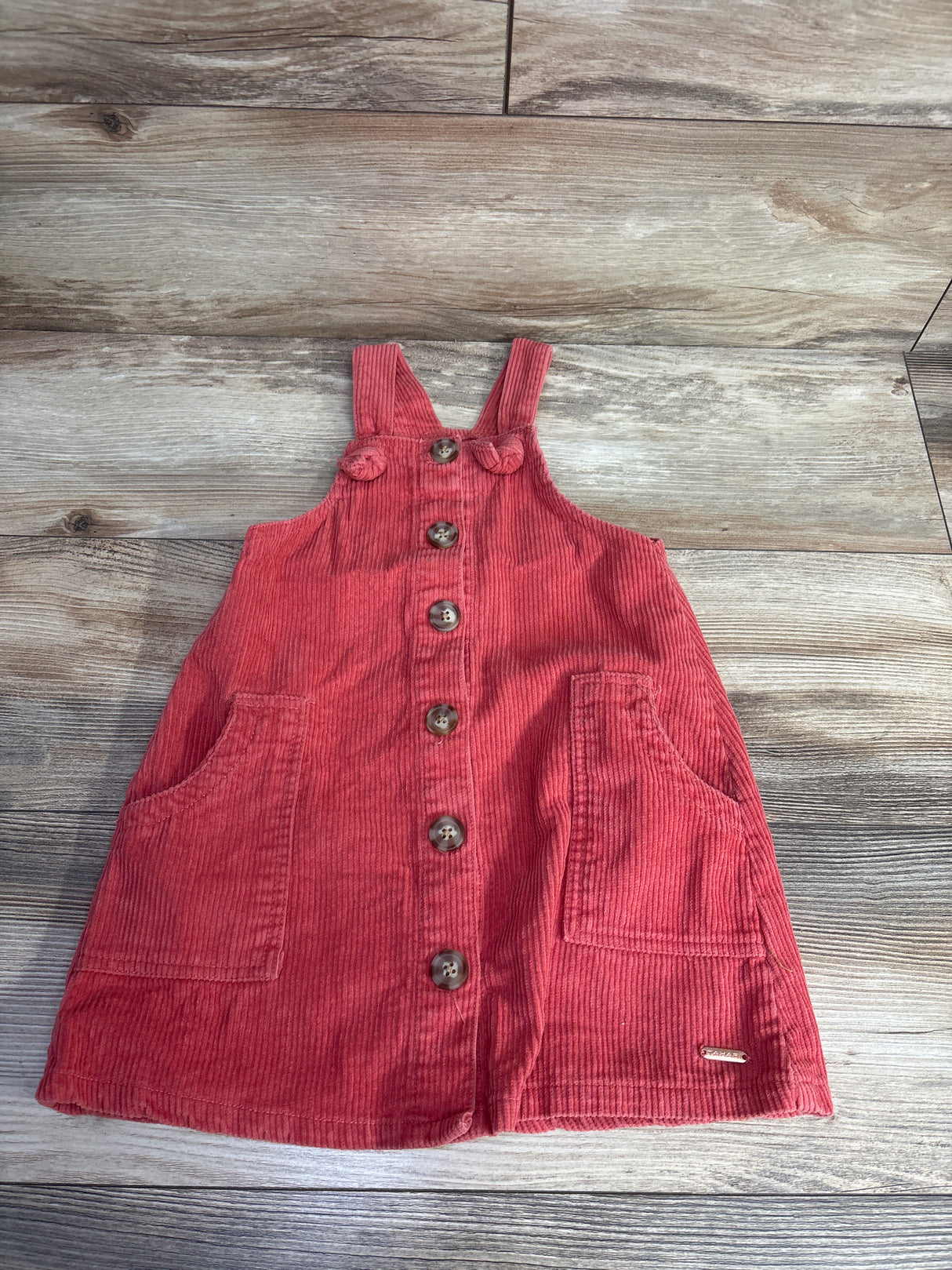 Tahari Corduroy Jumper Red sz 5T