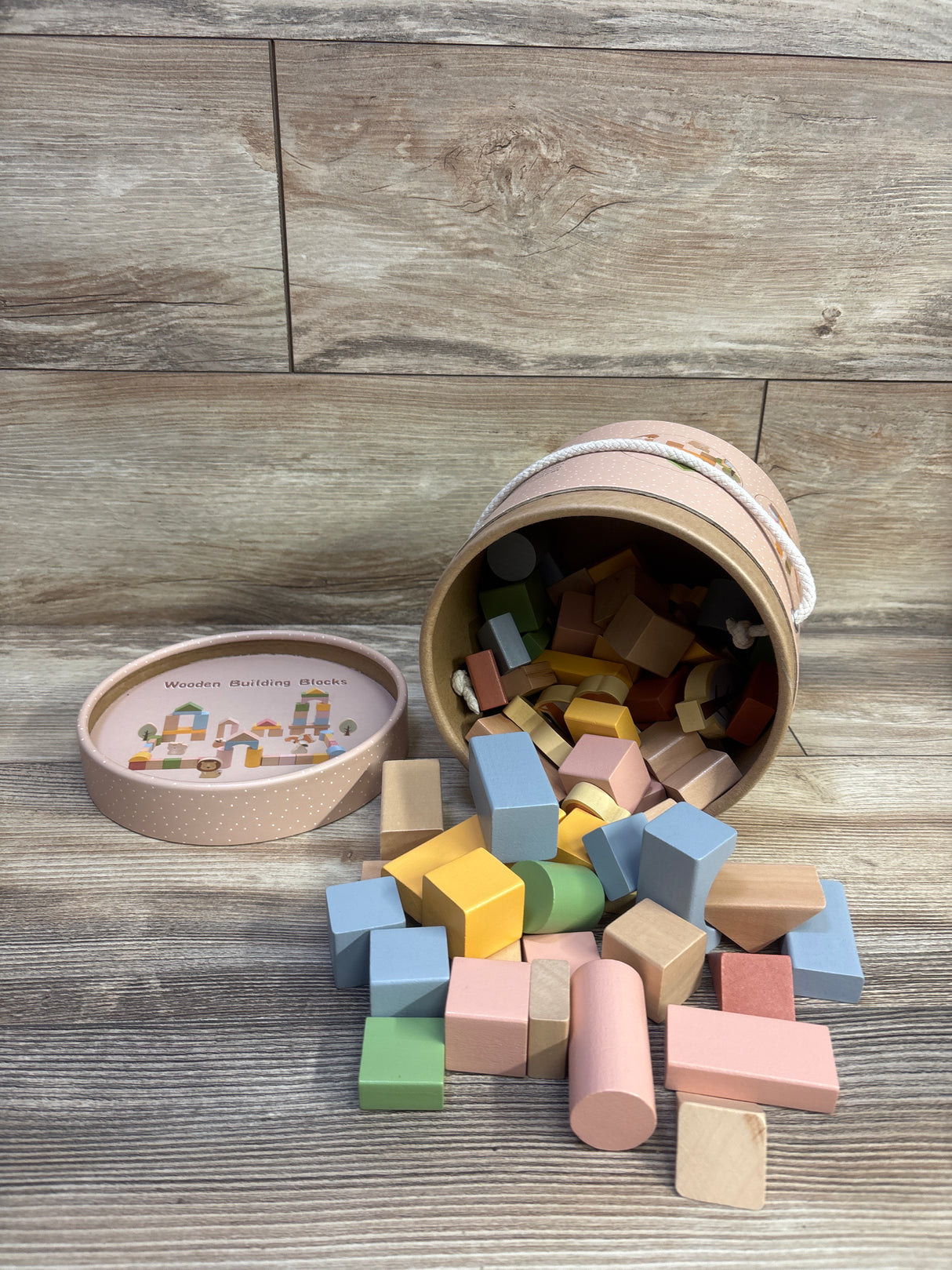 Ego Fun 70pc Wooden Building Blocks