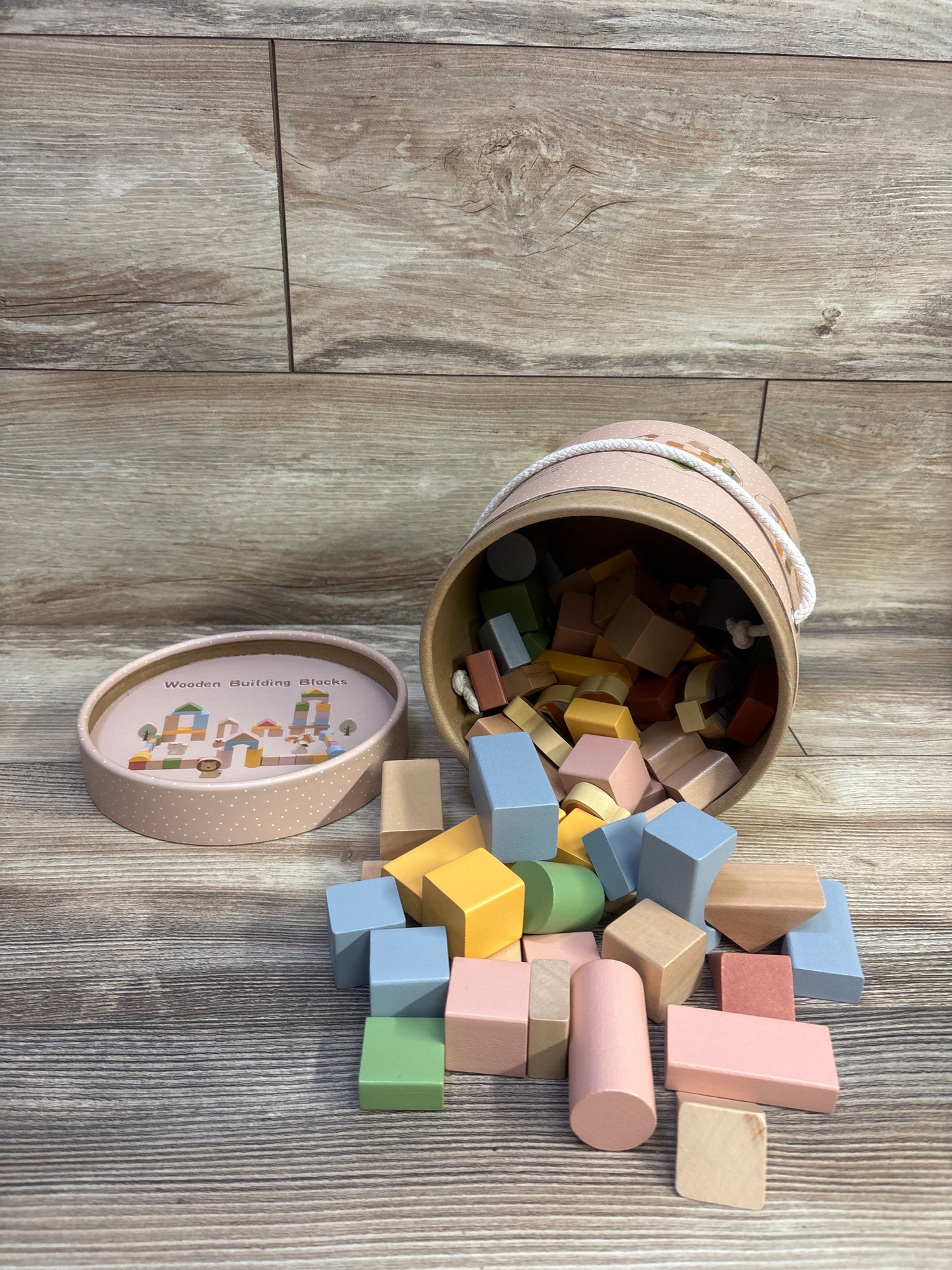 Ego Fun 70pc Wooden Building Blocks