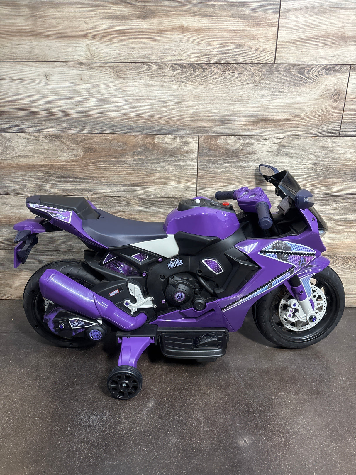 Marvel Black Panther Power Motorcycle Ride-On