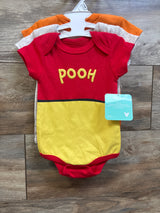 NEW Disney Baby 3pk Winnie The Pooh Bodysuits Orange sz 3/6m