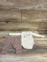 Child Of Mine 2pc My First Thanksgiving Bodysuit & Pants Set Beige sz 0-3m