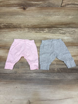 Simple Joys 2pk Pants Grey/Pink sz Newborn