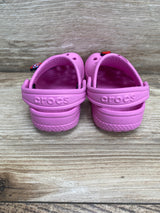 Crocs Classic Clogs With Jibbitz Pink Sz 2c/3c