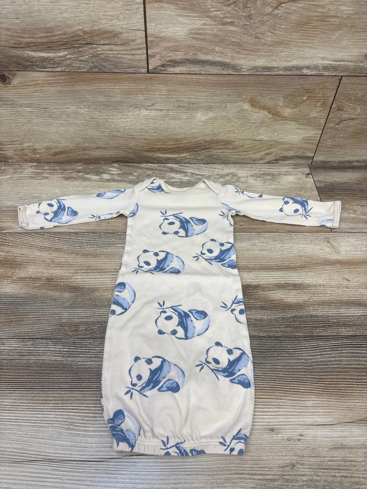 Carter's Panda Sleep Gown Ivory sz Newborn