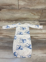 Carter's Panda Sleep Gown Ivory sz Newborn