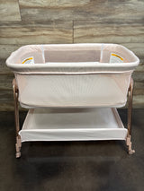 KOOLABABY Baby Bassinet Bedside Sleeper in Pink