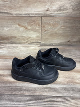 Nike Force 1 Low EasyOn PS 'Triple Black' Sneakers sz 9c
