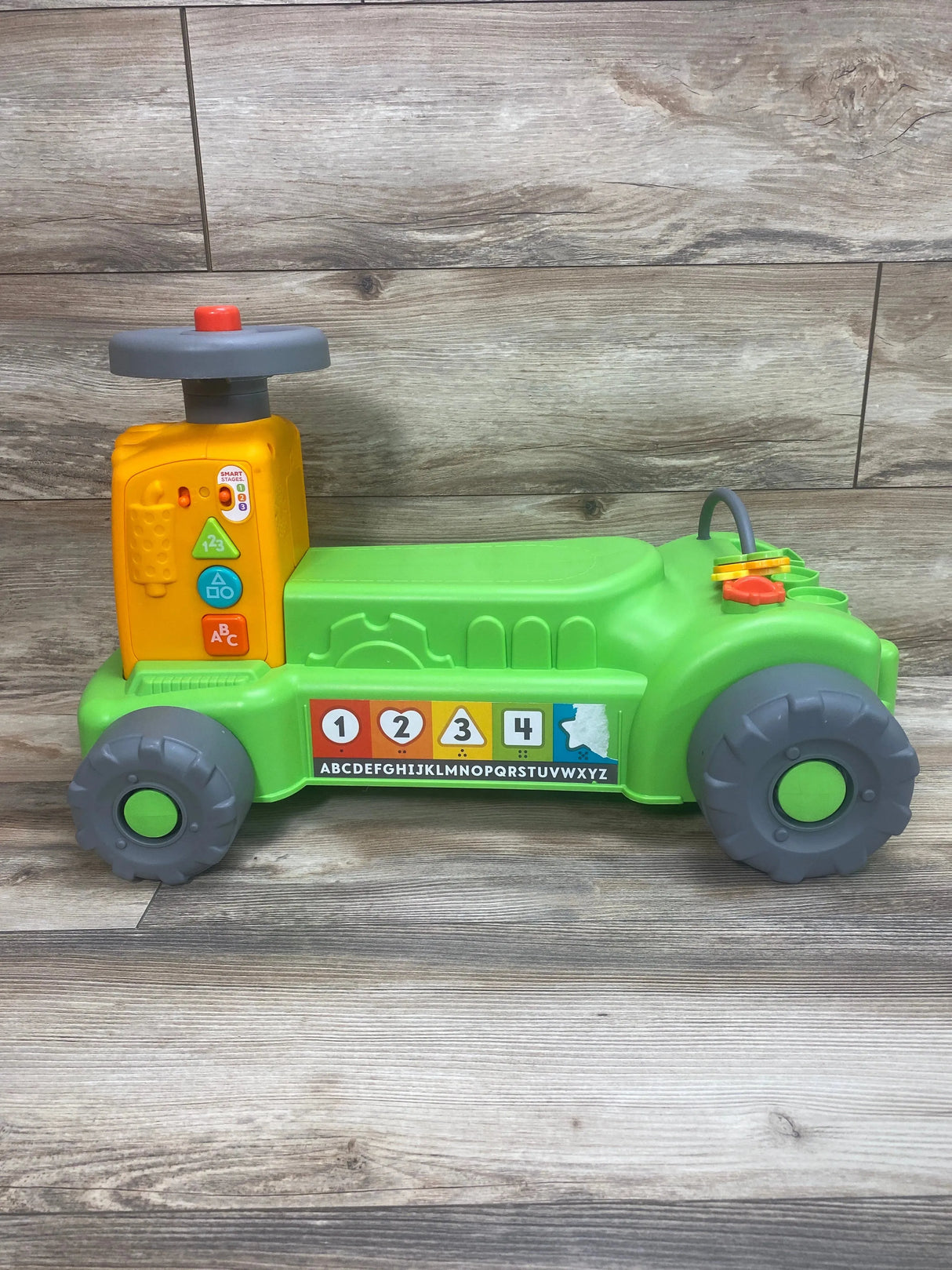 Fisher Price Laugh Learn 4-in-1 Farm to Market Tractor Ride-on