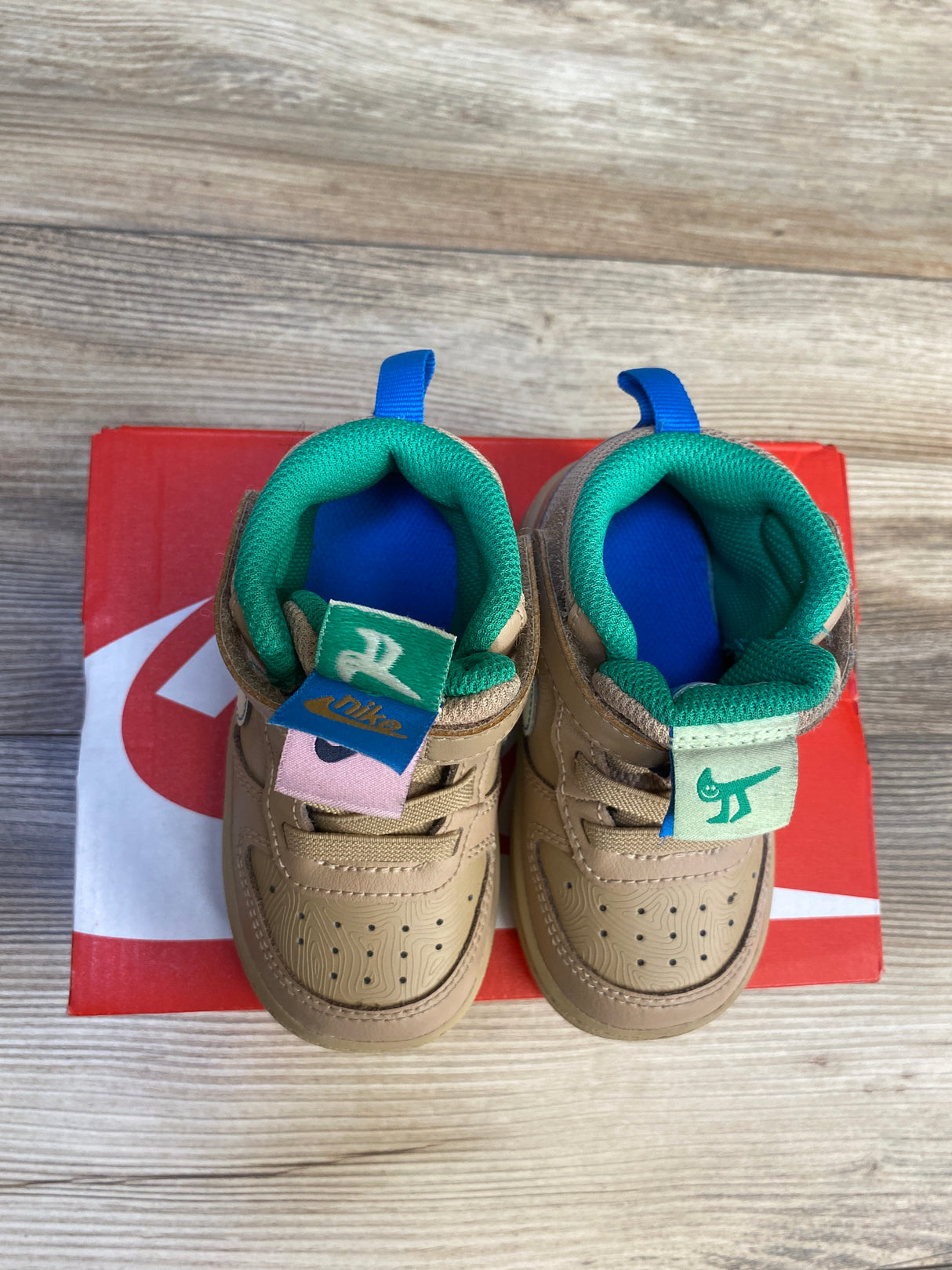 Nike Court Borough Mid 2 SE TD 'Hemp' Sneakers sz 6c