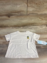NEW Cat & Jack Pineapple Shirt Beige sz 12m