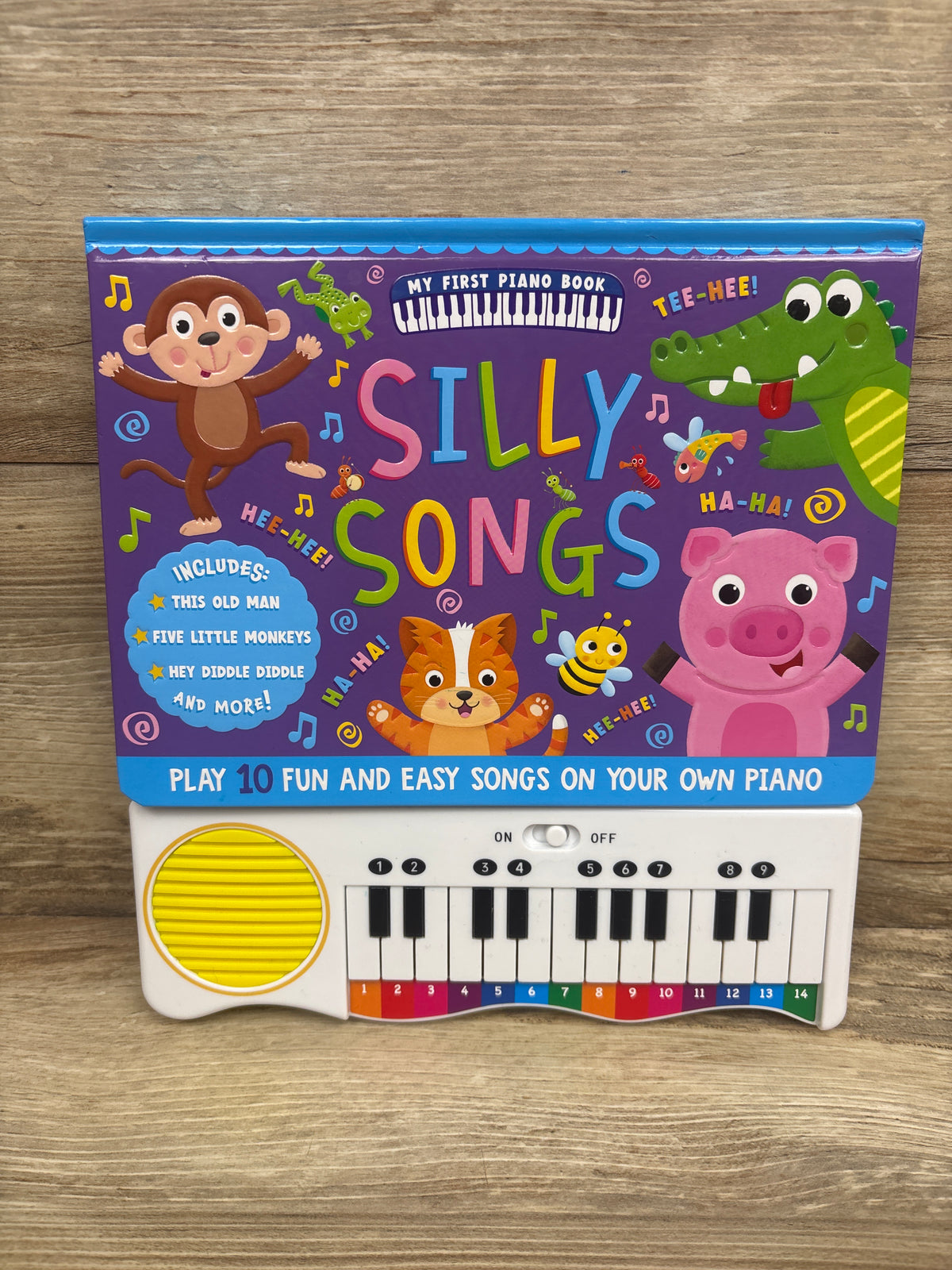 My First Piano Book Silly Songs Activity Board Book