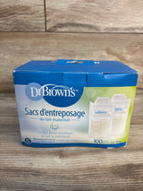 NEW Dr. Brown's Breastmilk Storage Bags 100ct 6oz