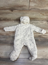 Carter's Hooded Quilted Pram Ivory Tree sz 6m