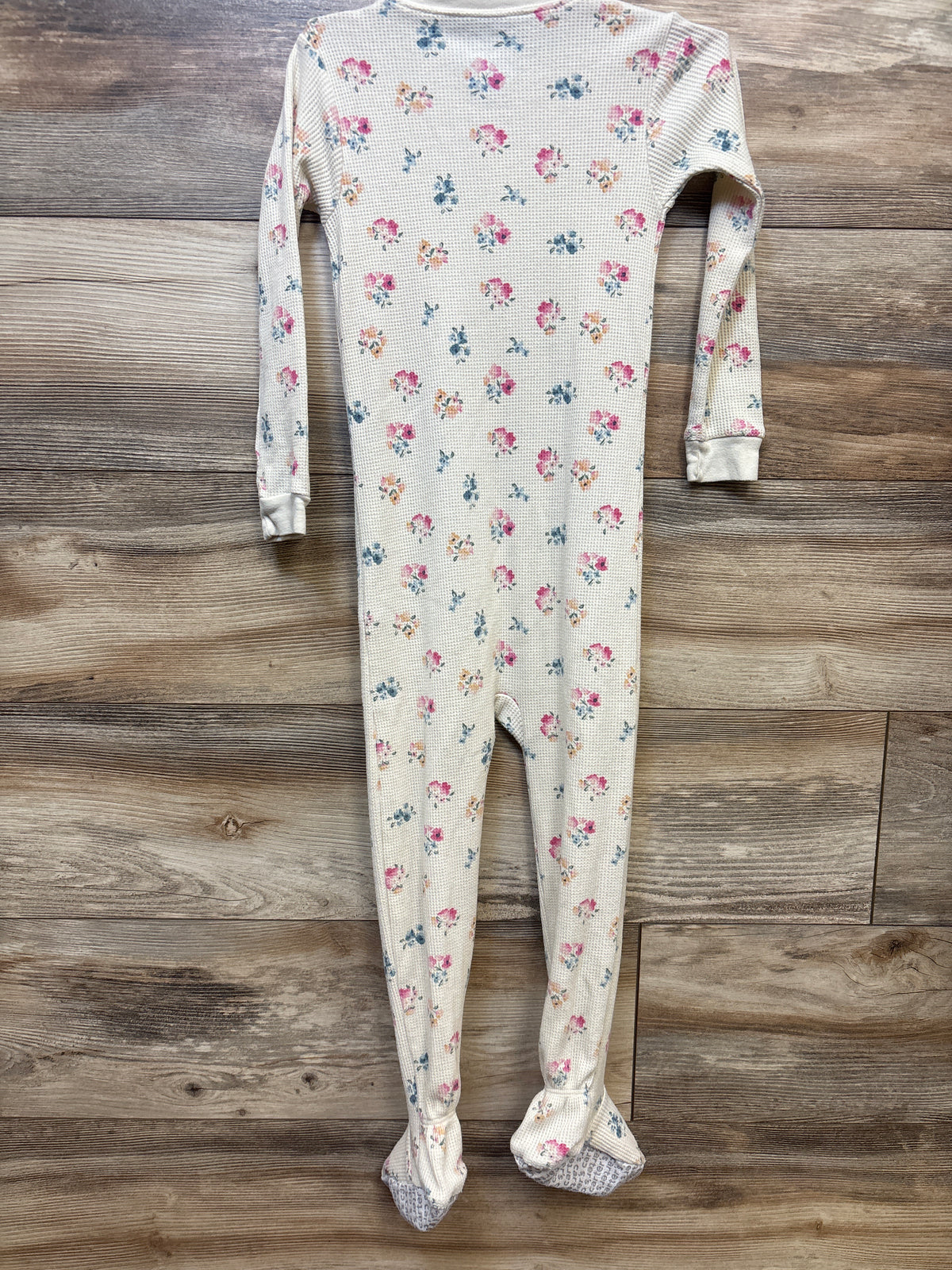 Carter's Waffle Knit Sleeper Beige sz 4T