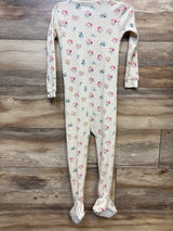 Carter's Waffle Knit Sleeper Beige sz 4T