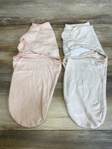 KeaBabies 2pk Swaddle Wraps Pink sz 0-3m