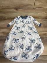 Carter's Panda Print Blanket Sleeper White sz 6-9m
