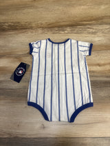 NEW MLB Chicago Cubs Pinstripe Power Hitter Romper sz 6-9m