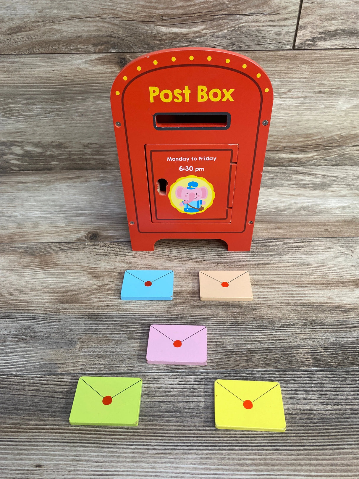 Lelin Wooden Post Box