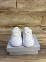 Nike Force 1 Low EasyOn TD 'Triple White' Sneakers White sz 4c
