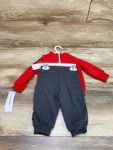 NEW Calvin Klein 2pc Sweatshirt & Joggers Set Red sz 3-6m