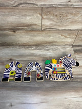 Manhattan Toy Safari Zebra Wooden Toddler Activity Toy
