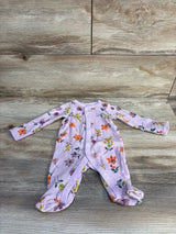 Carter's Floral Sleeper Purple sz Newborn - Me n Mommy To Be