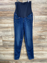 a:glow Maternity Full Panel Jeggings Blue sz Small