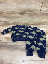 Max & Marcus 2pc Sherps Sweatshirt & Pants Set Navy sz 6/9m