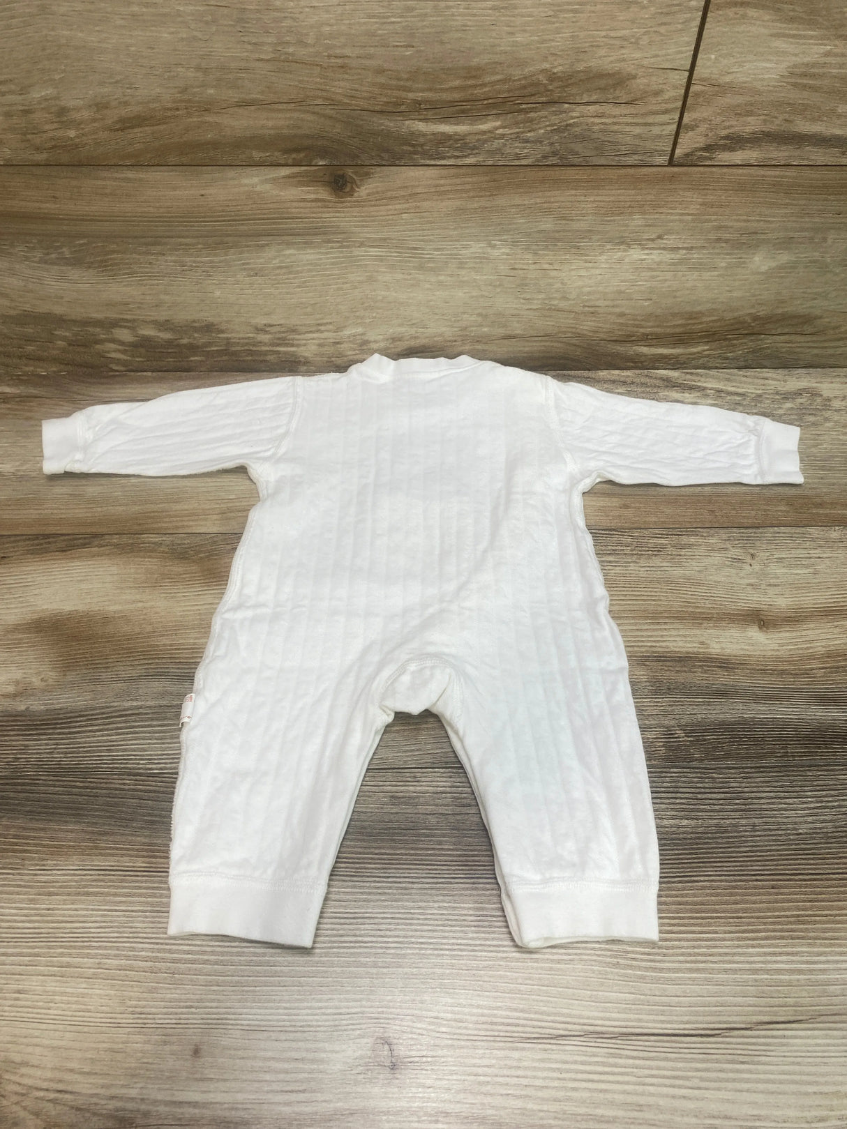 White Romper Brown Bear Check sz 3-6m