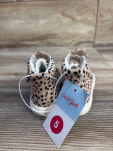 NEW Cat & Jack Lucky Leopard High-Top Sneakers Beige sz 5c