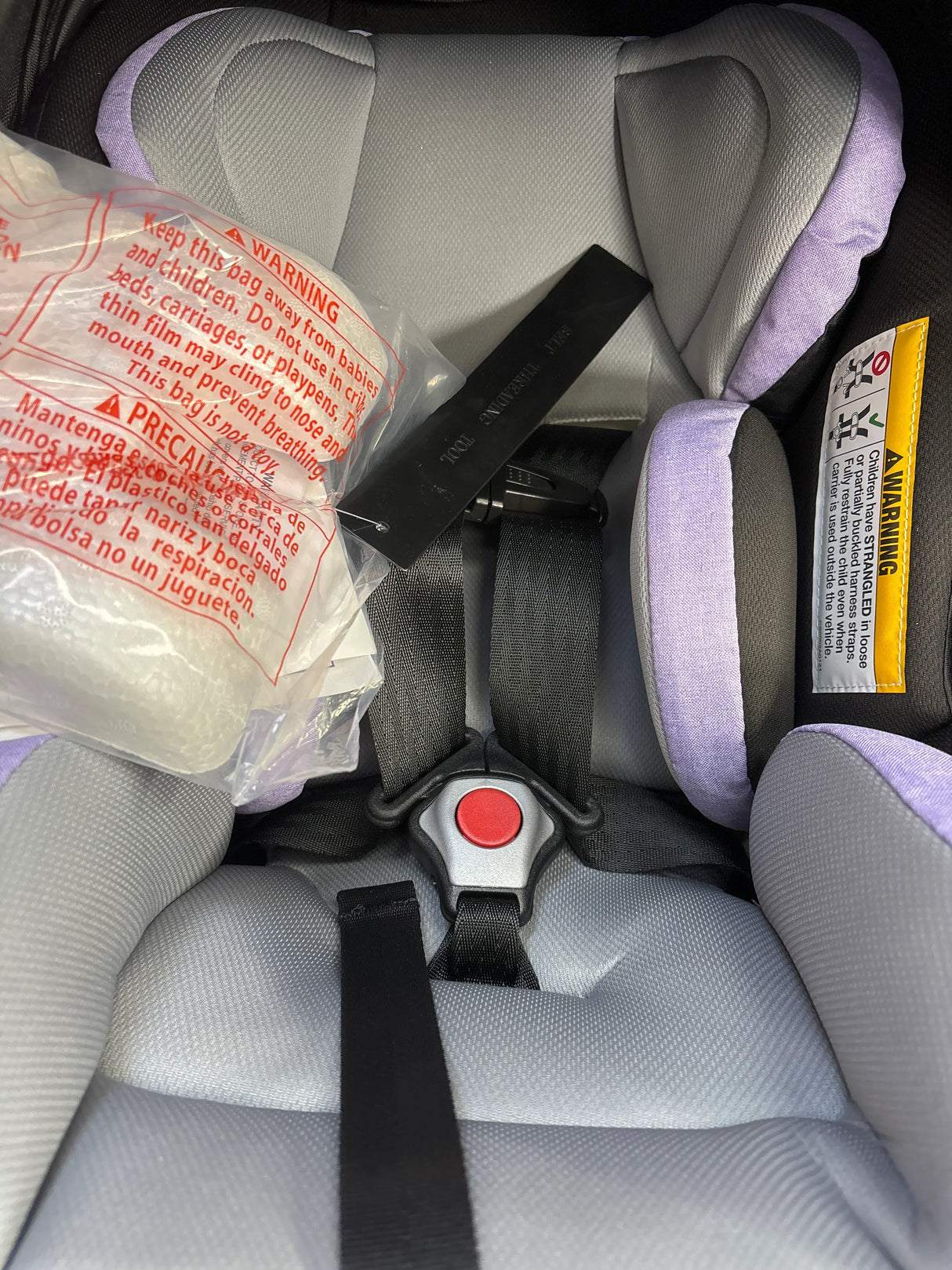 NEW Baby Trend Secure 35 Infant Car Seat, Lavender Ice