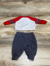 Carter's 2pc I've Got Mommy's Heart Sweatshirt & Joggers Red sz 3m