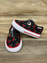 US Sports Cherry Slip-On Sneakers Black sz 5c