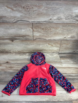 The North Face Glacier Full Zip Hoodie Pink Floral sz 12-18m