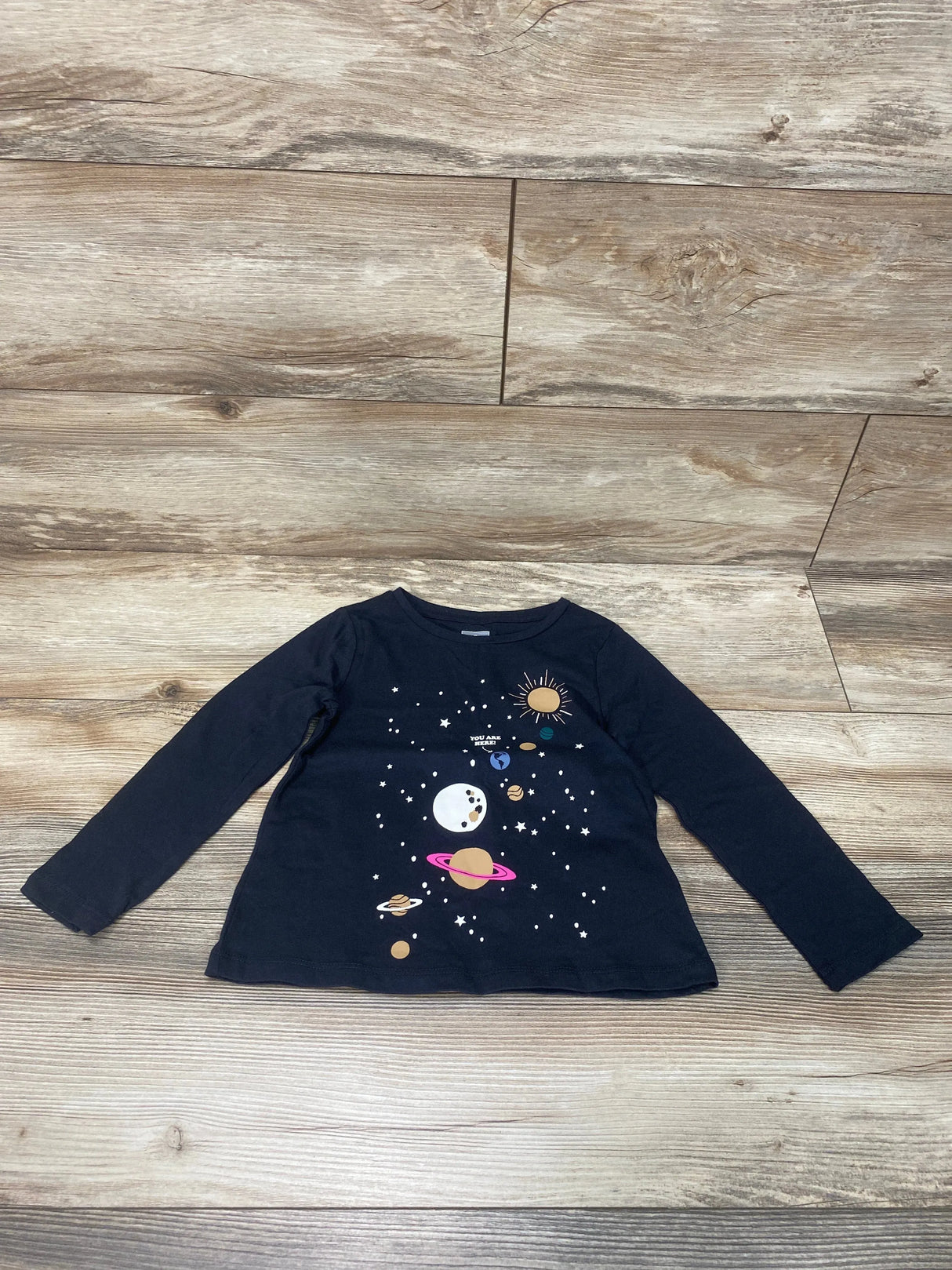 Baby Gap You Are Here! Shirt Black sz 4T