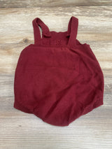 Cat & Jack Cable Knit Romper Burgundy sz 12m