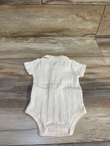 NEW Bout'Chou Pointelle Knit Collared Bodysuit Ivory sz 3m
