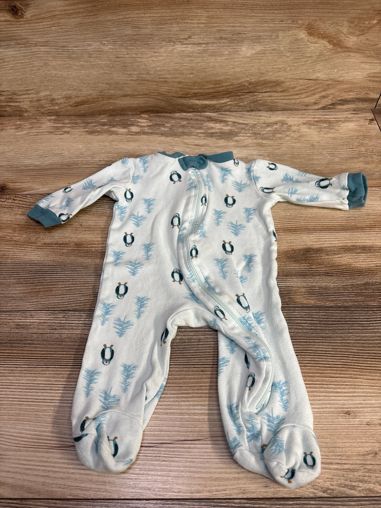 Kyle & Deena Penguin Print Sleeper Mint sz 0-3m