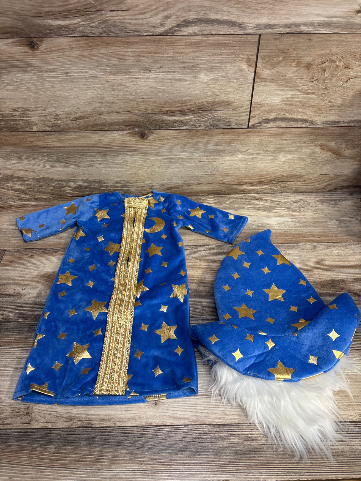Halloween 3pc Li'l Wizard Costume Blue sz 6-9m - Me n Mommy To Be