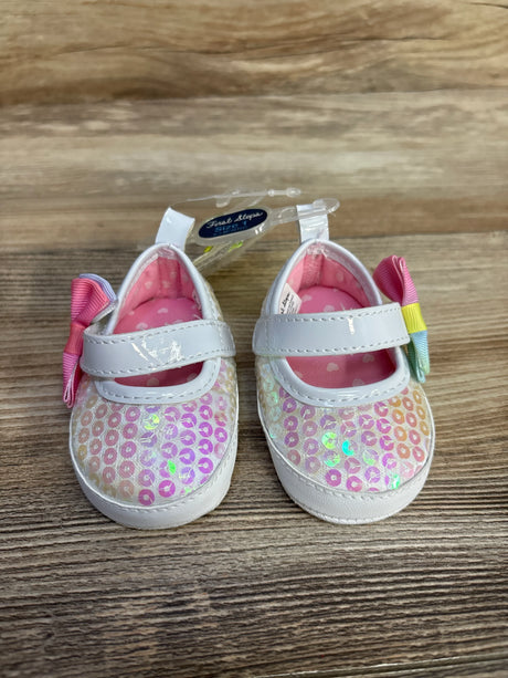 NEW First Steps Pastel Sequin Shoes sz 1c - Me n Mommy To Be