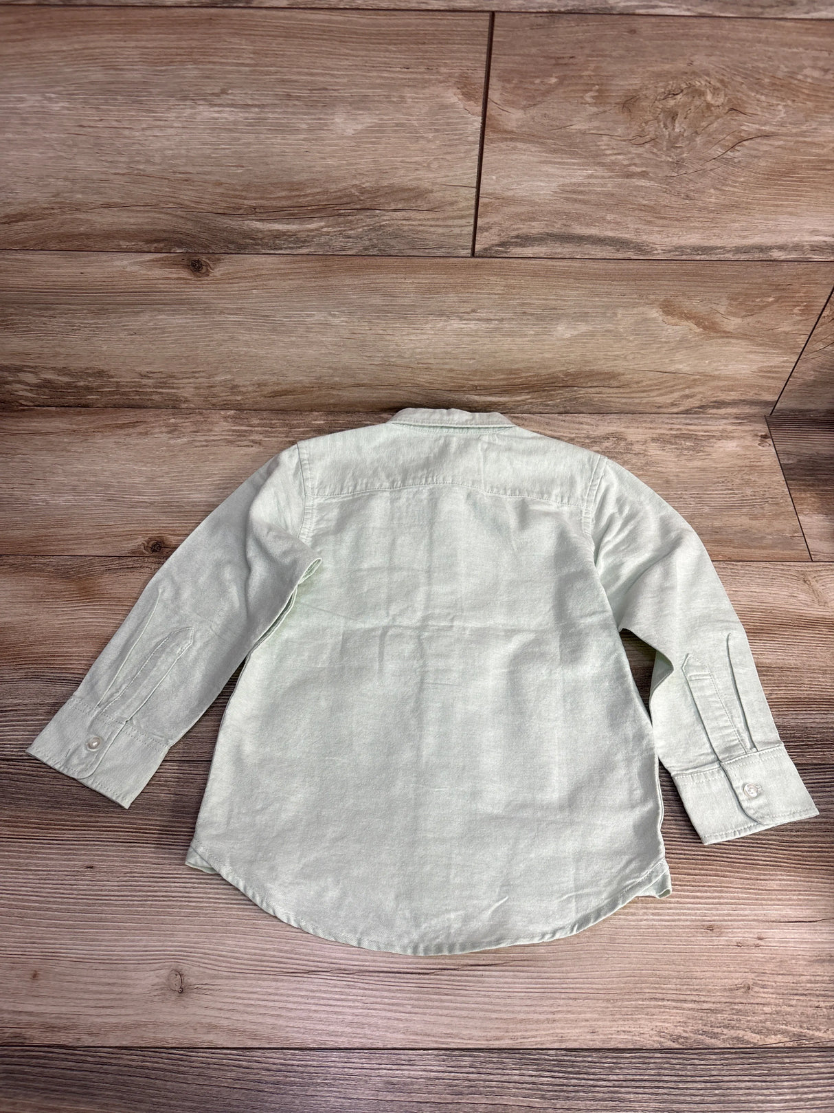 H&M Button Up Shirt Mint sz 5T